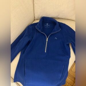 Tommy Bahama Half-Zip Sweater in Royal Blue